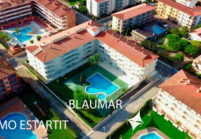 Apartament en Estartit - Blaumar  A33 vista a la piscina Apartament en Estartit - Blaumar  A33 vista a la piscina