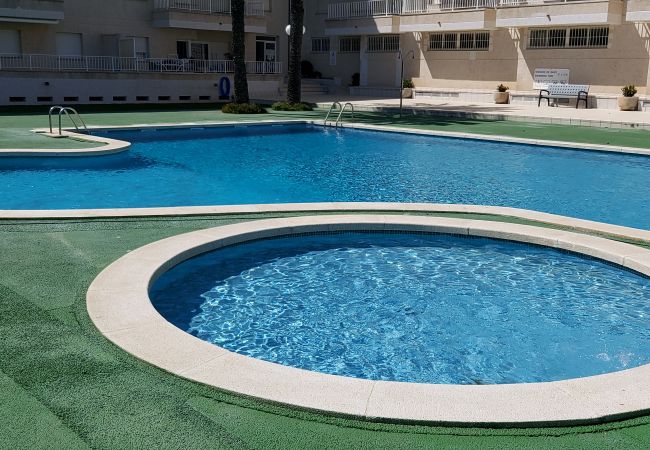 Apartament en Estartit - Blaumar  A33 vista a la piscina Apartament en Estartit - Blaumar  A33 vista a la piscina