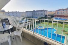 Apartament en Estartit - Blaumar  A33 vista a la piscina